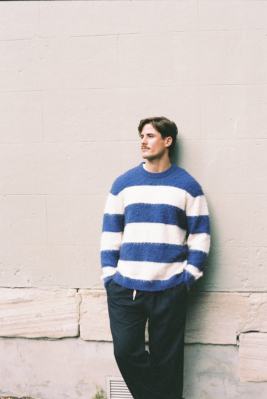Mohair Striped Sweater