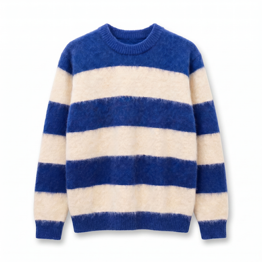 Mohair Striped Sweater