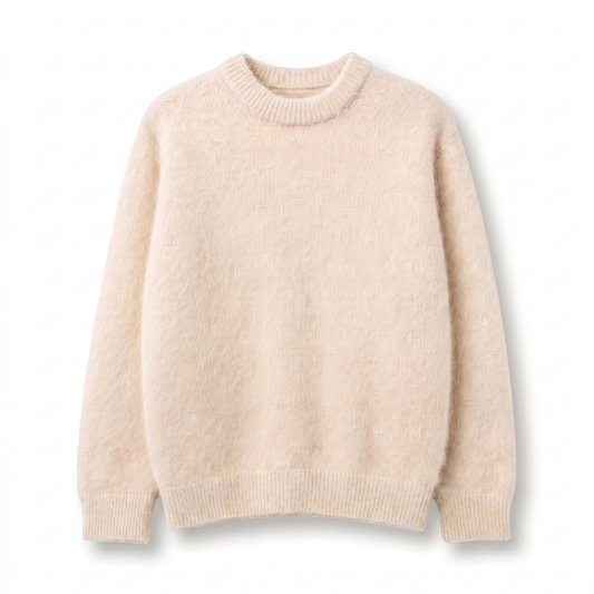 Mohair Cream Sweater