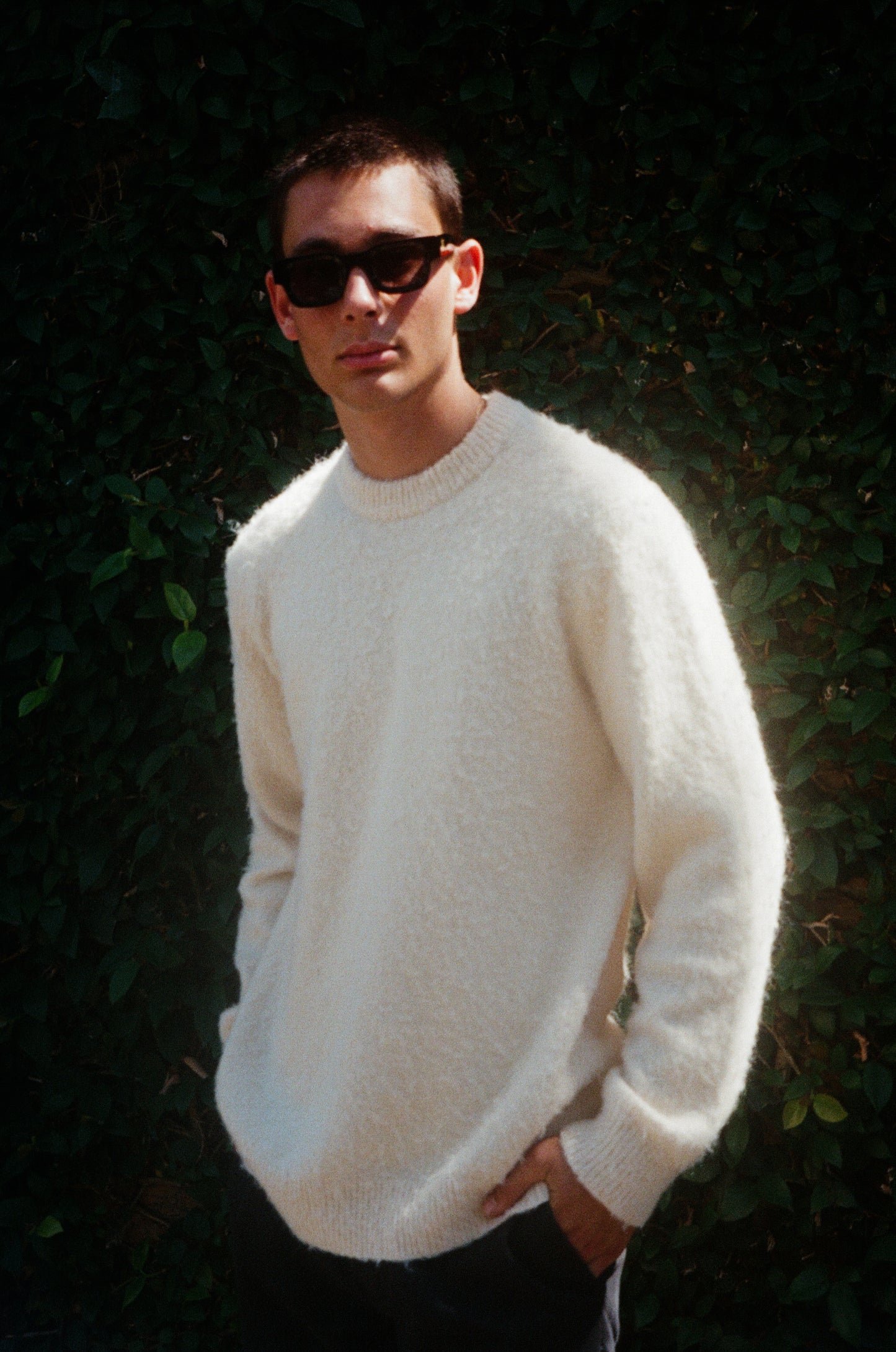 Mohair Cream Sweater