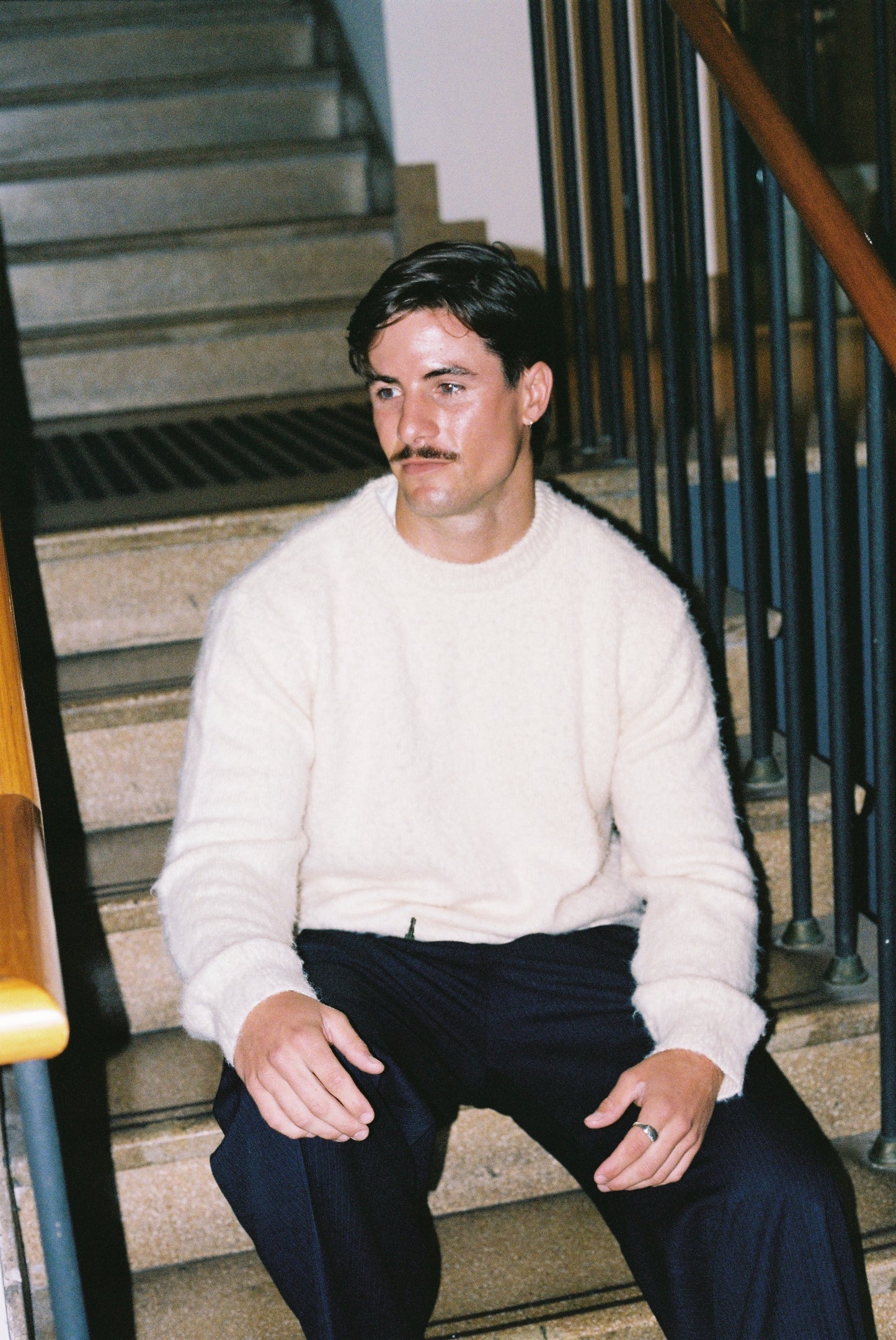 Mohair Cream Sweater