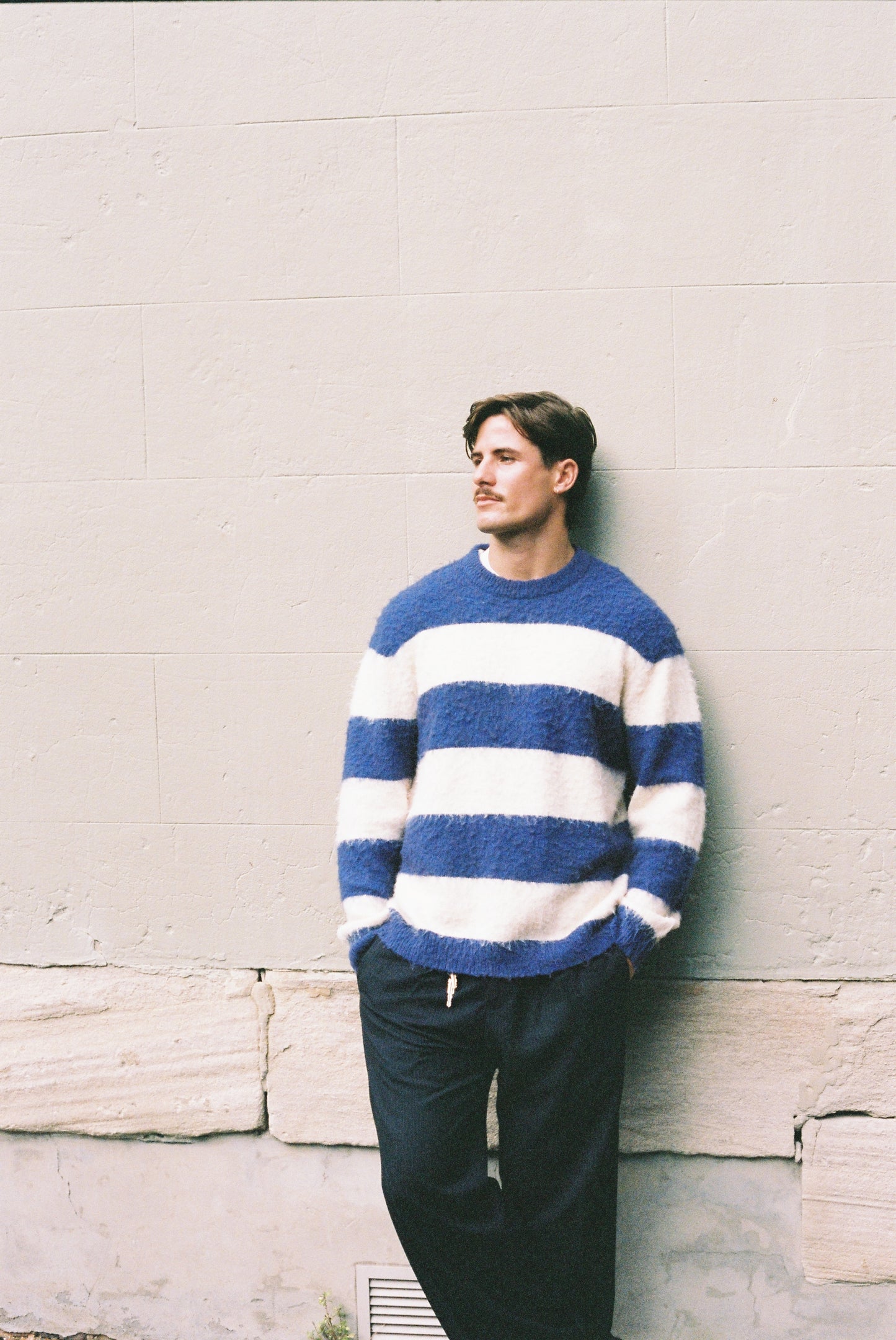 Mohair Striped Sweater