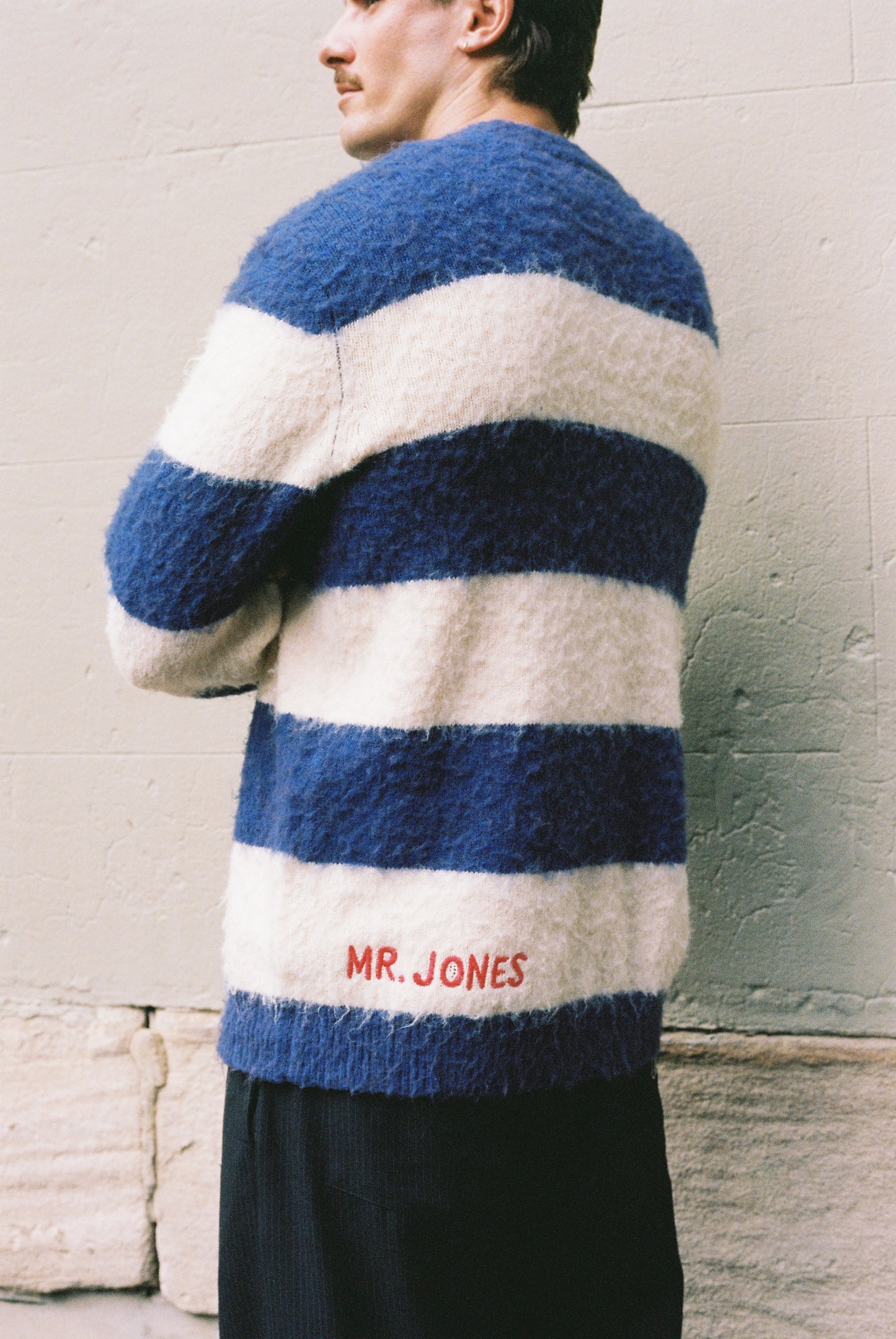 Mohair Striped Sweater