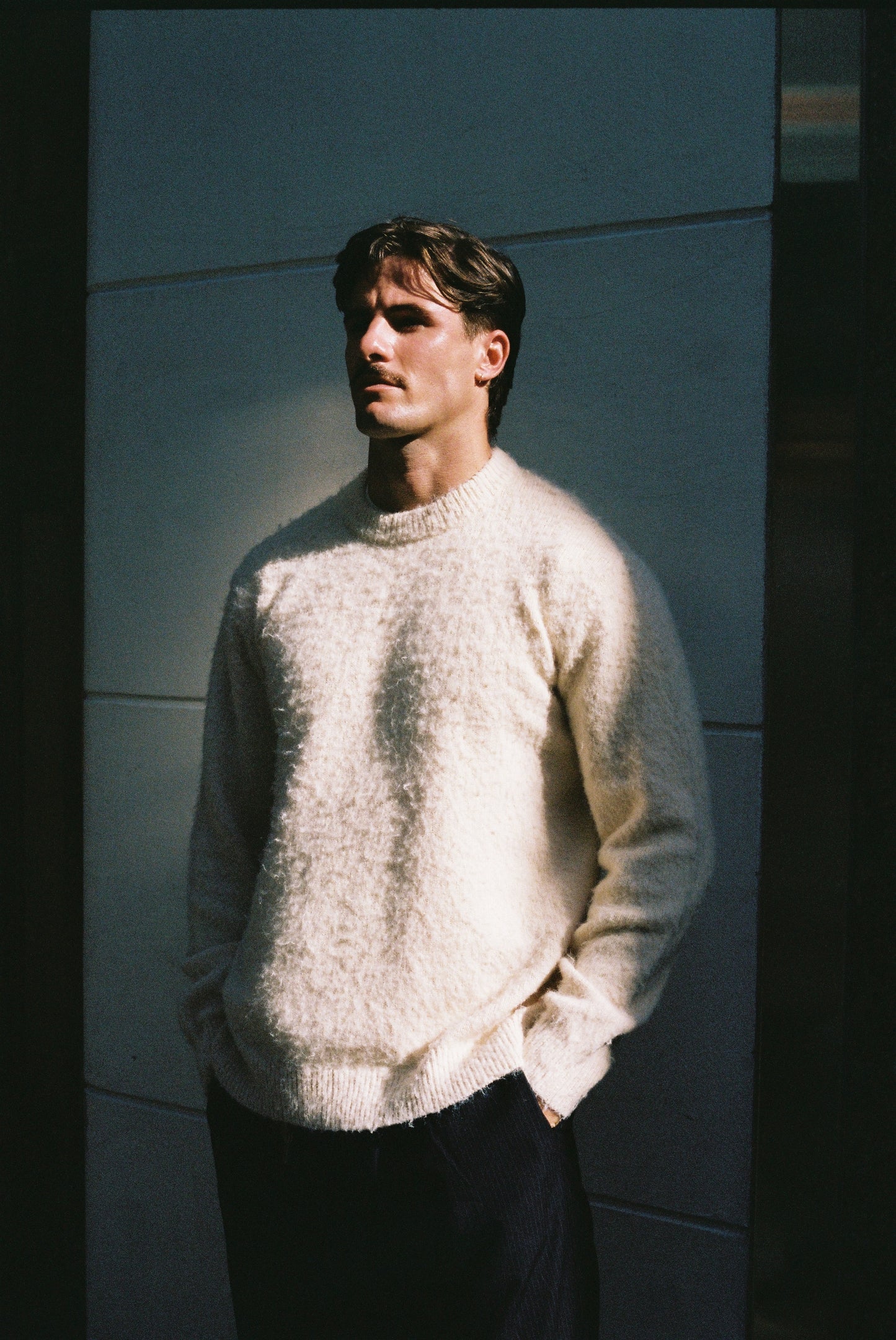 Mohair Cream Sweater