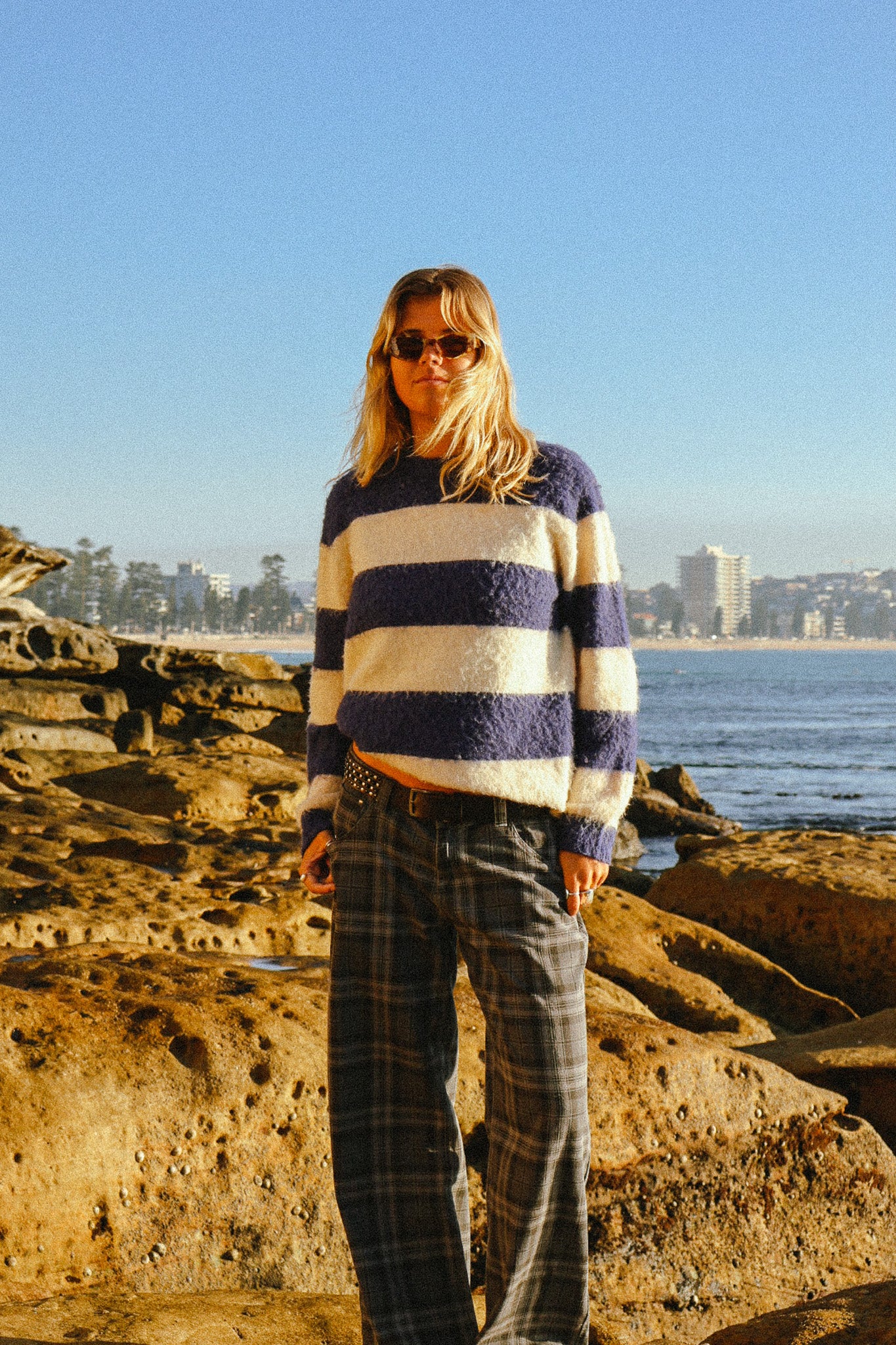 Mohair Striped Sweater