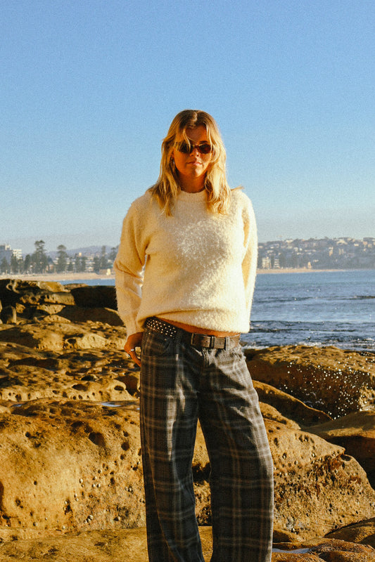 Mohair Cream Sweater