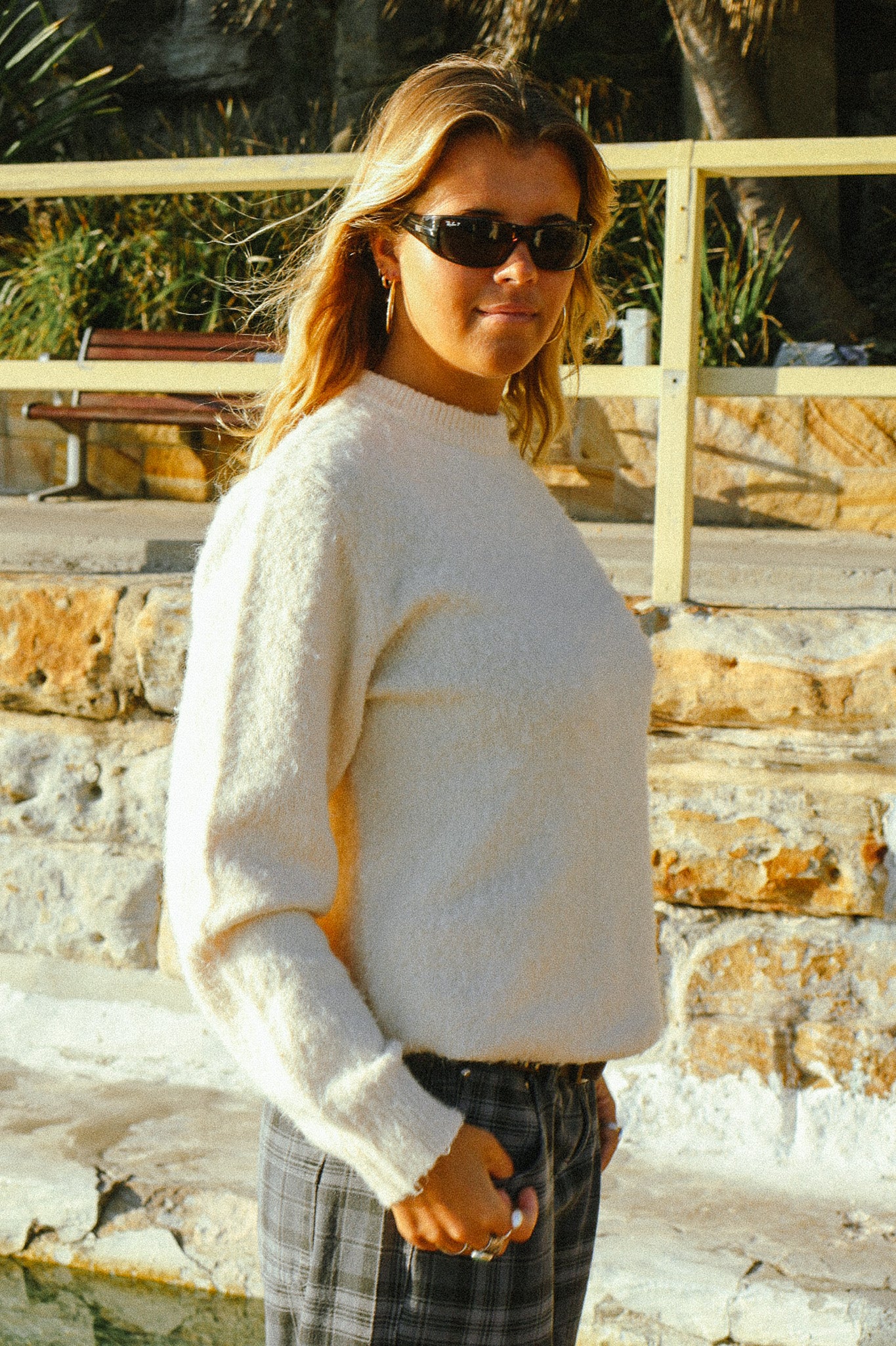 Mohair Cream Sweater